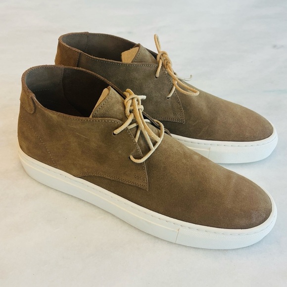 Sid Mashburn Like-New Chukka Lace-Up Sneakers Boots Brown Suede Men\'s 8.5 main image 4